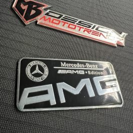 AMG aluminium badge
