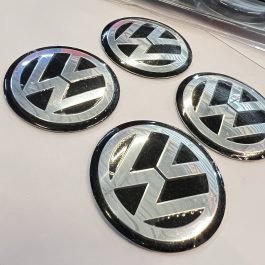 Alloy center sticker set 4pc VW