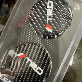 Trd carbon gel stickers 2pc set