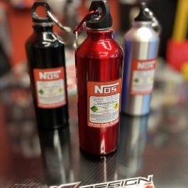 NOS water bottle RED
