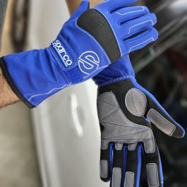 Racing gloves blue