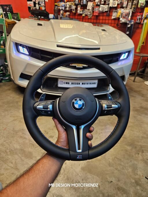 Mperformance style leather steering